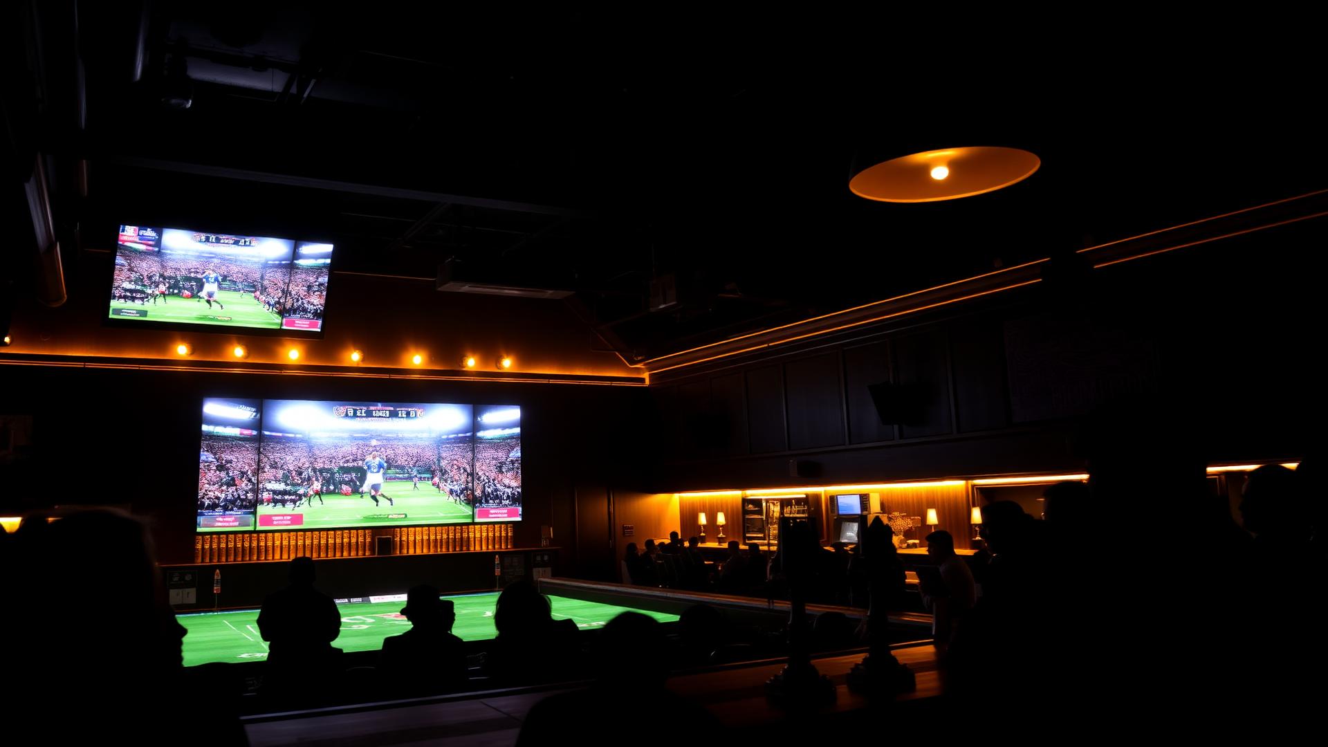 Sportsbar Zum Kumpel in Bochum mit großen TV-Screens und Bar